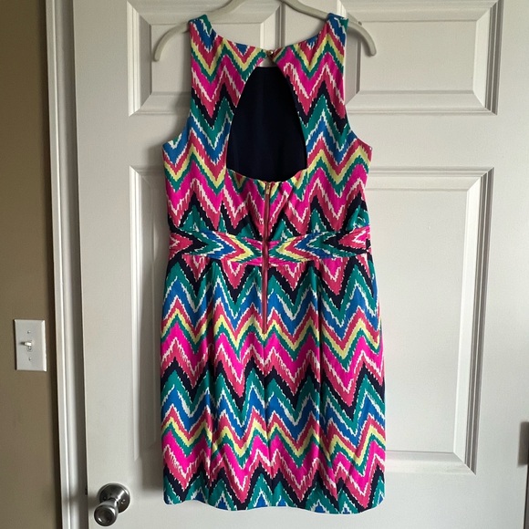 Lilly Pulitzer Kirkland Dress Hearts A Flutter Shift Dress 10 - Picture 2 of 5